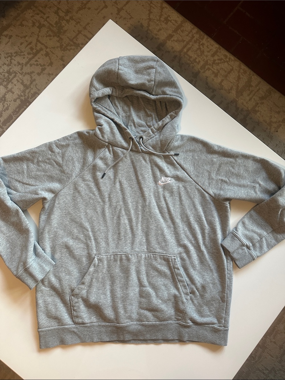 Women’s Nike Light Gray Pullover Hoodie